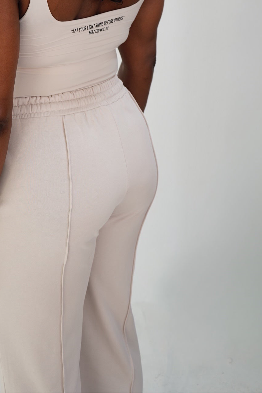 “Eternelle” Wide-Leg Lounge Pants