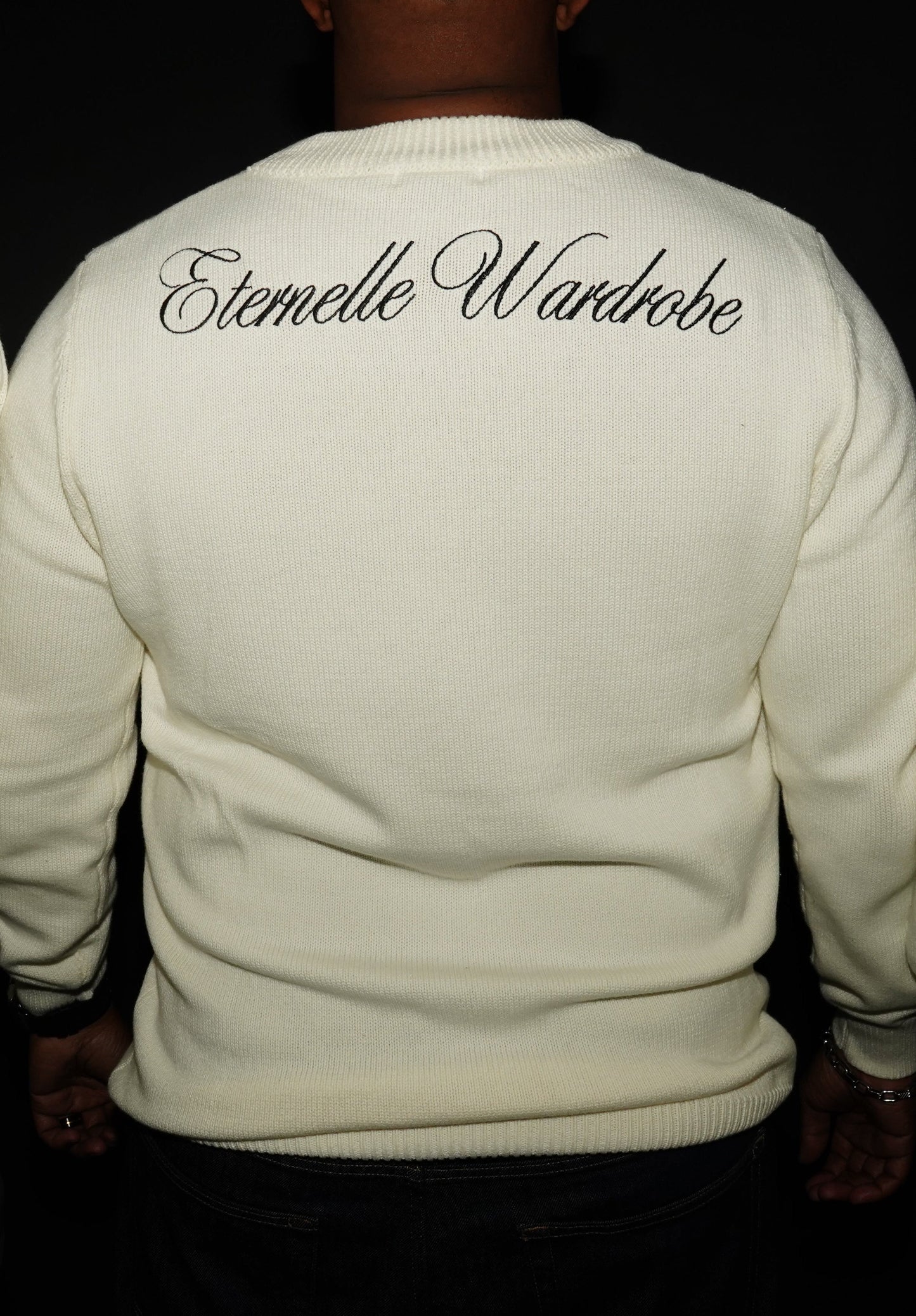 Ivory Proverbs 3:5-6 Sweater